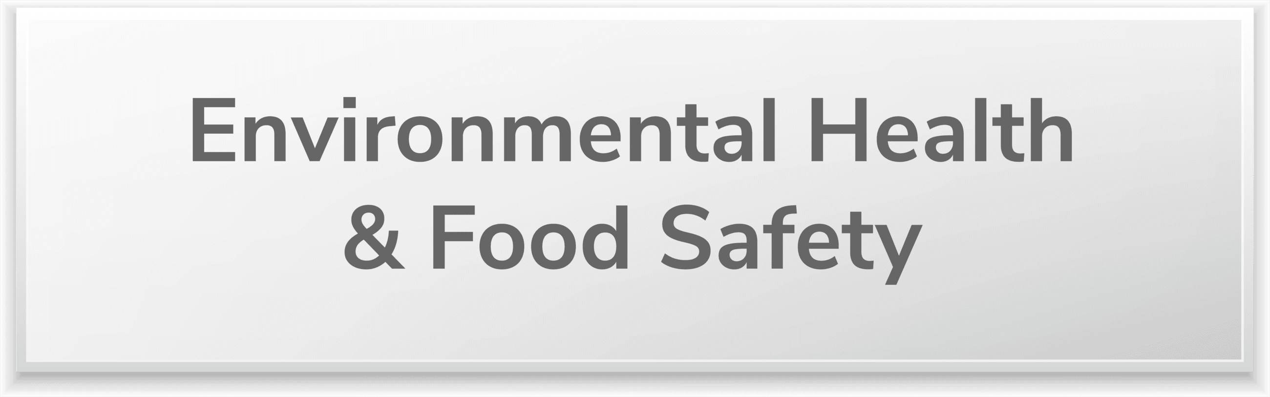 EH and Food Safety Button