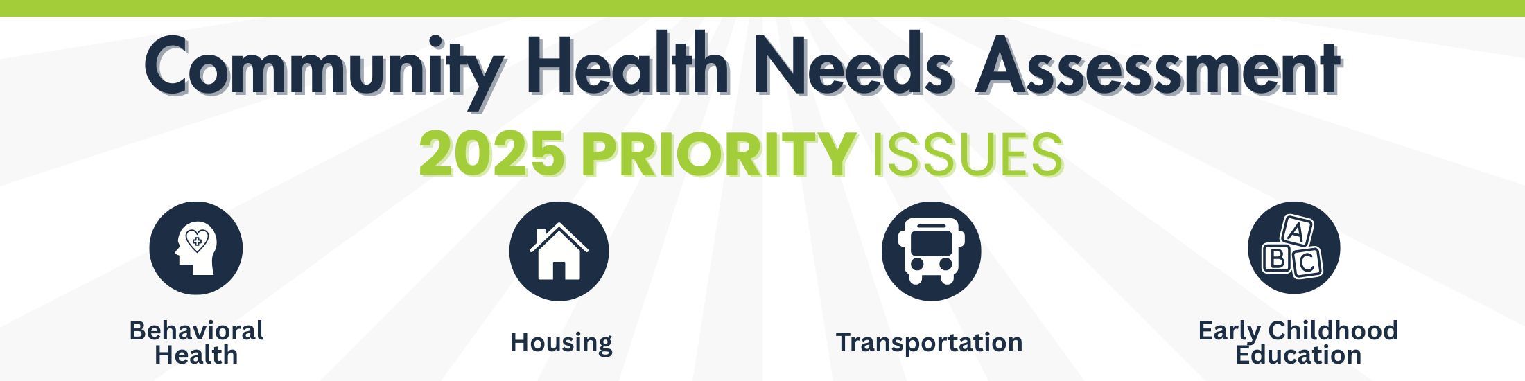 Healthy Cabarrus Priority Issues Banner