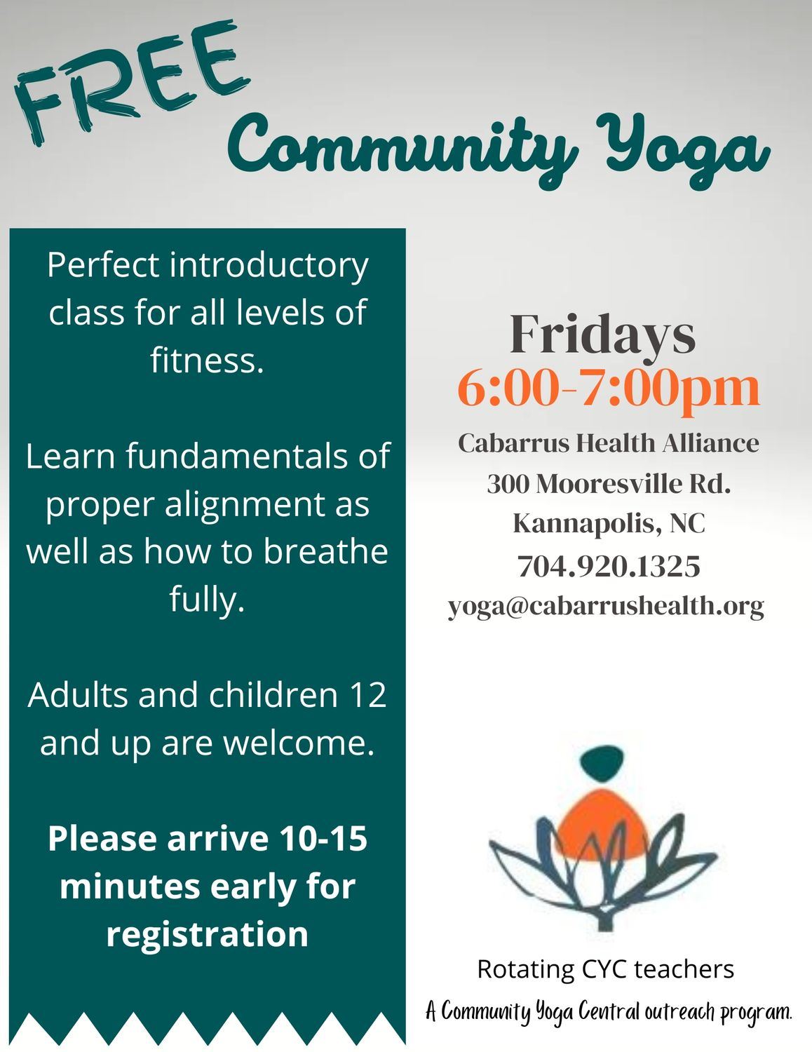 2025 Community Free Yoga